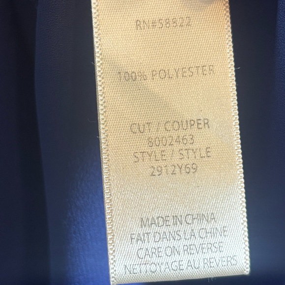 Max Studio Blue Floral Ruffled Mini Dress - Picture 14 of 14